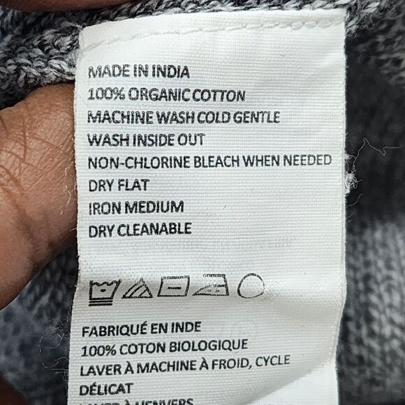 Prana Men's Gray North Loop Sweater Long Sleeve Slim Fit Organic Cotton Size 2XL - Picture 5 of 11